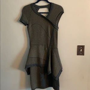 Asymmetric wool cocktail dress from Yigal Azrouel